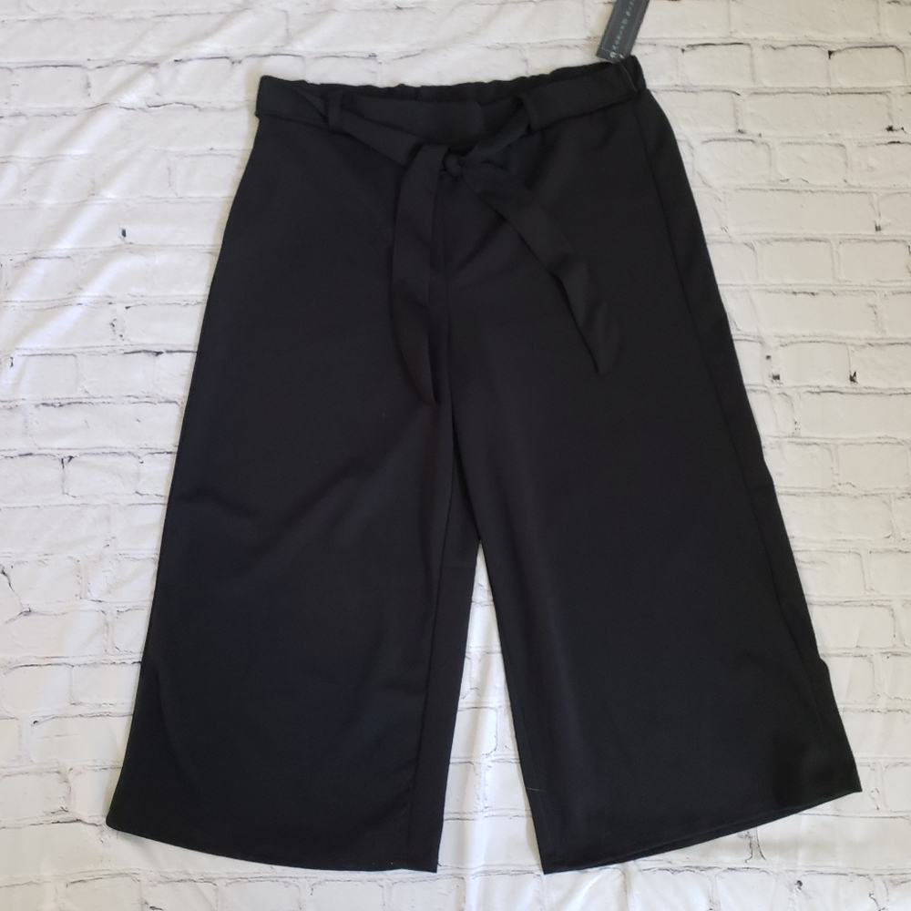 Nwt black capri pants 1x Ashley blue